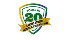 Canvas in 20: Canvas Studio: Lecture & Presentations