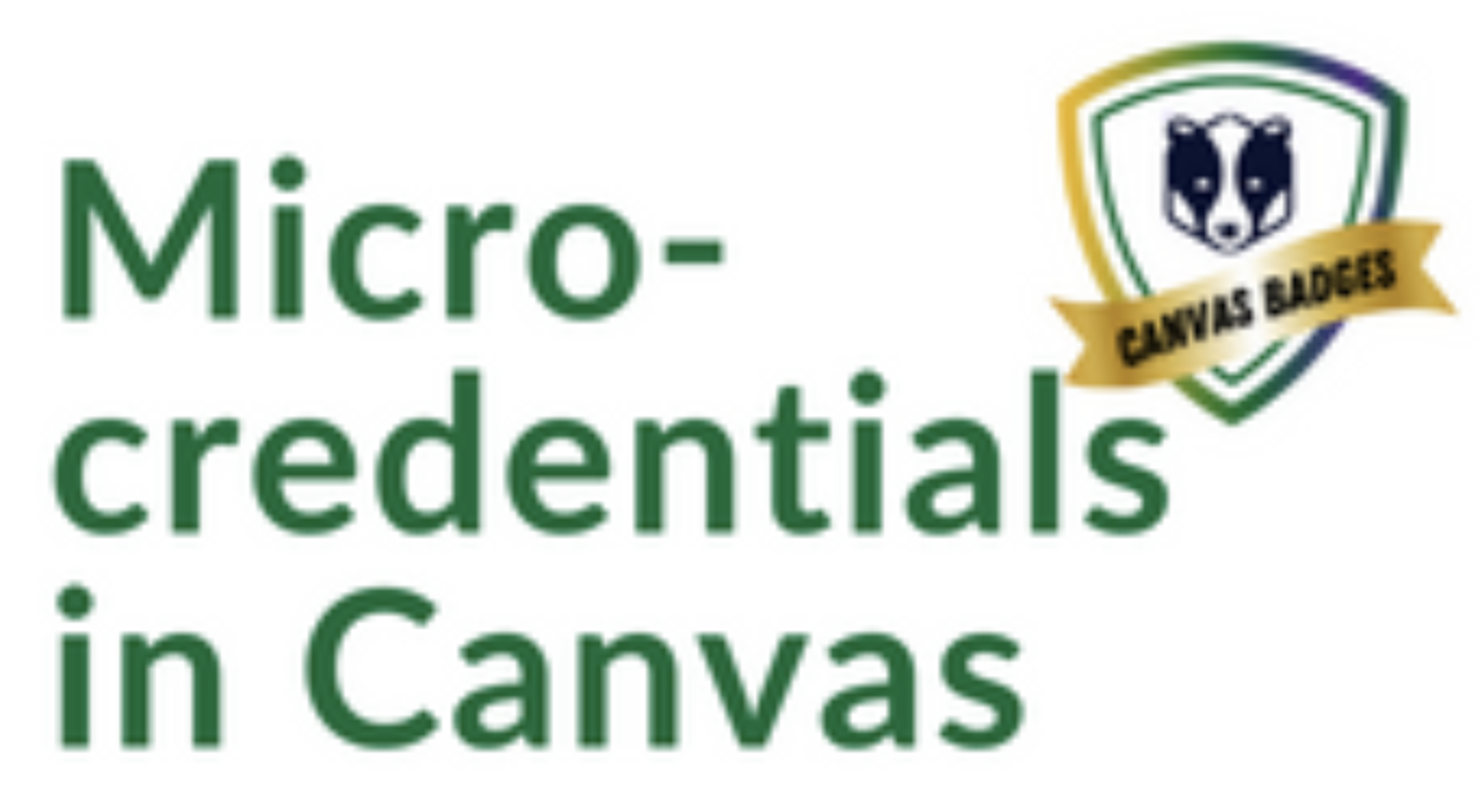 Micro-credentials in Canvas