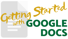 Getting Started with Google Docs