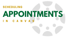 Scheduling Engagement Appointments in Canvas