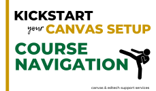Course Navigation & Settings