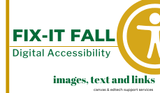Fix-it Fall: Images, Texts and Links