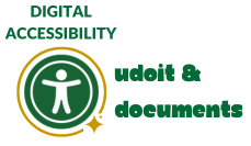 Digital Accessibility: UDOIT for Documents