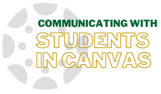 Communicating with Students in Canvas